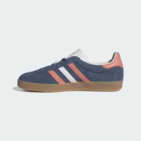 Adidas Gazelle Indoor Low Mens Sportswear Shoes Gray IG1640 NEW Multi Sz - Picture 4 of 7